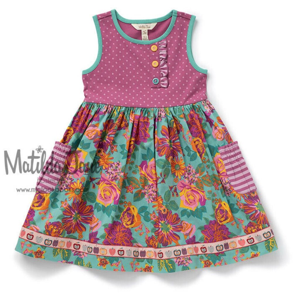 Matilda Jane Picture Day Dress Girls Size 8